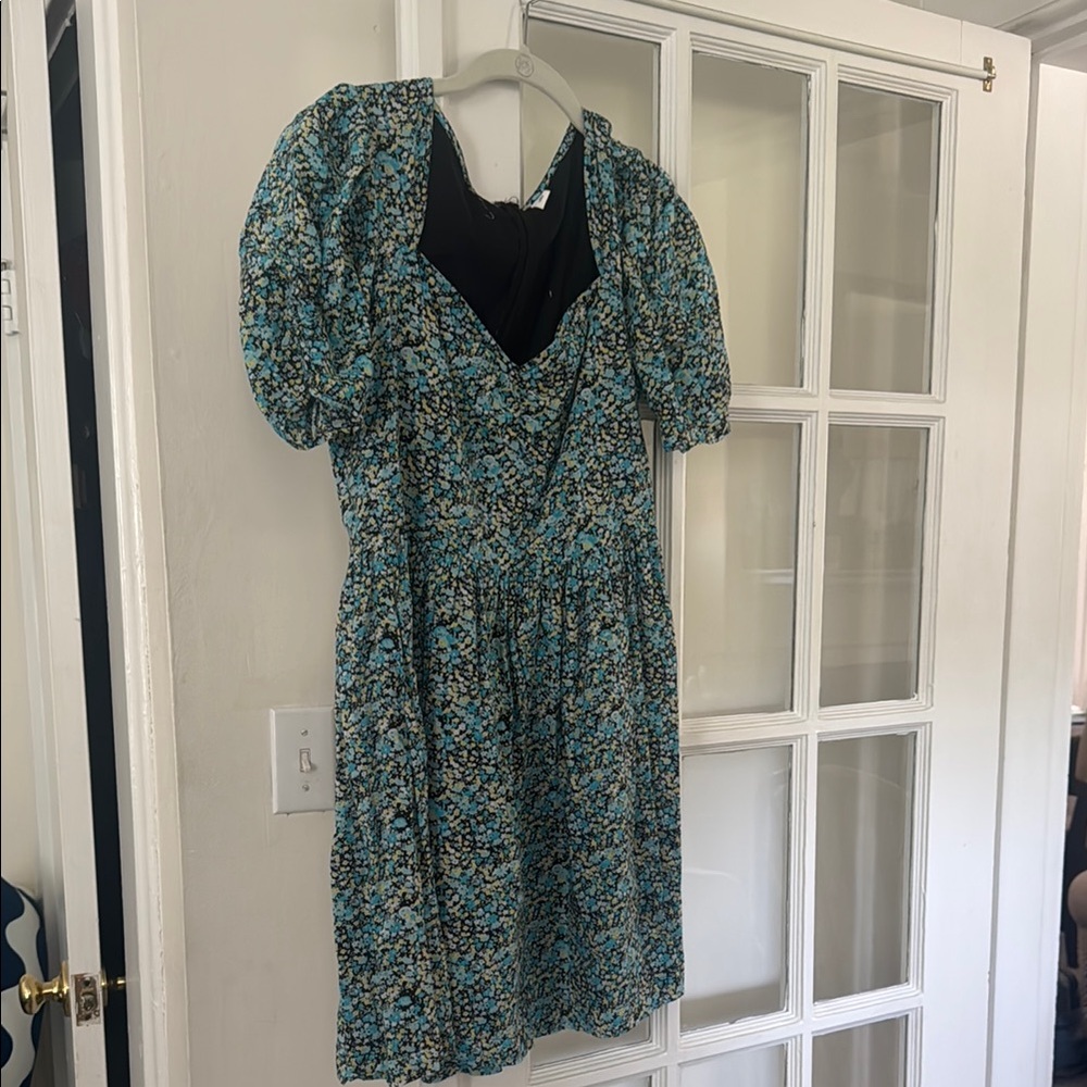 Floral Blue Dress
